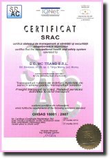 certificat ISO